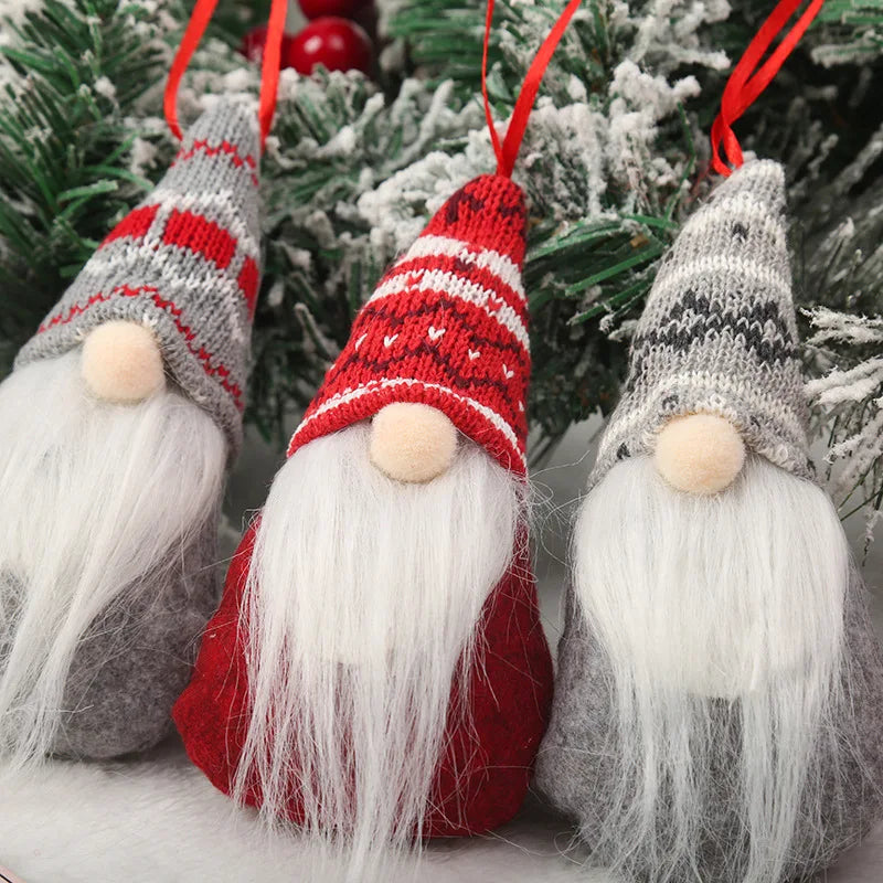 Charming Santa Gnome Dolls for Christmas Decor