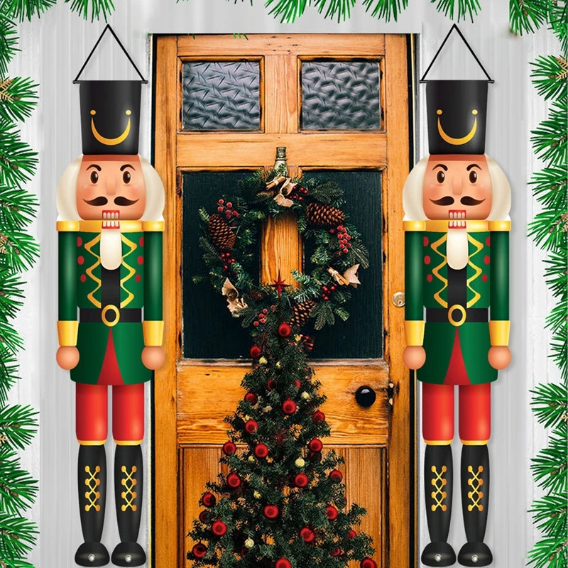 Charming Nutcracker Door Decor for Christmas Cheer - Image 18