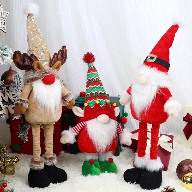 Charming Faceless Santa Claus Doll for Christmas Decor - Image 8
