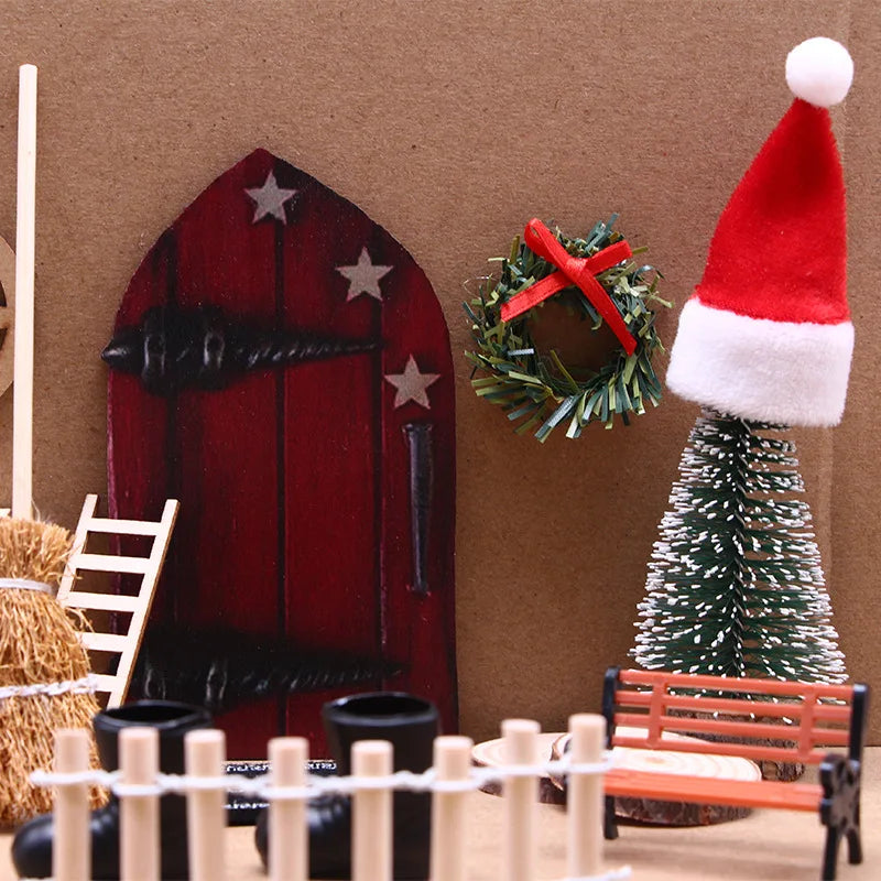 11-Piece Christmas Elf Door & Decor Set - Image 46
