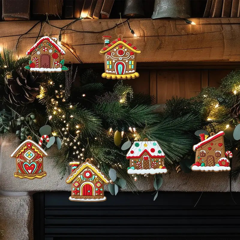 Charming Gingerbread House Christmas Ornament for Festive Decor - Image 10