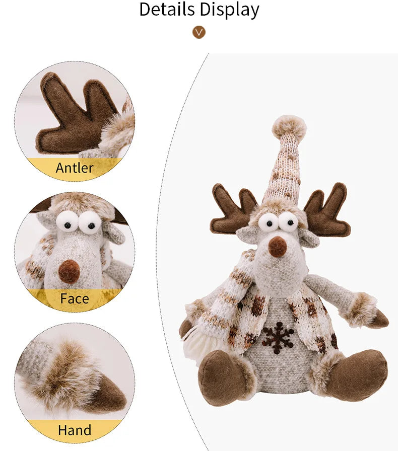 Charming Santa, Snowman, and Elk Holiday Ornaments - Image 9