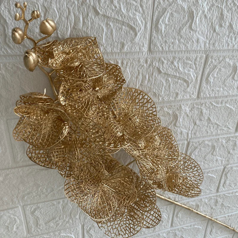 “Elegant Golden Eucalyptus Rose Bouquet for Christmas” - Image 25