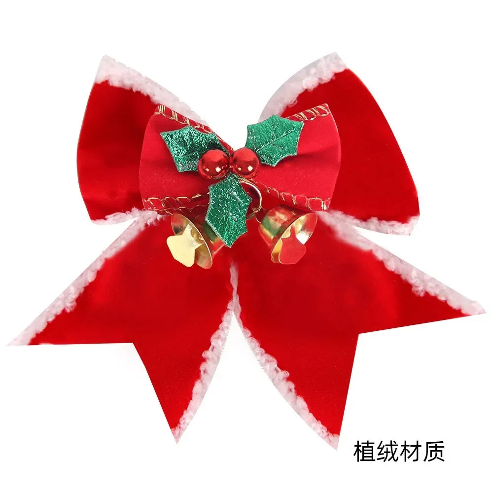 Festive Christmas Bow Pendant Decor for Holiday Cheer - Image 8