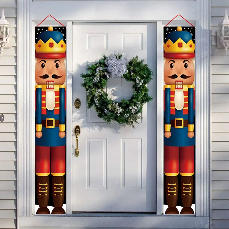 Charming Merry Christmas Door Banner Decoration - Image 32