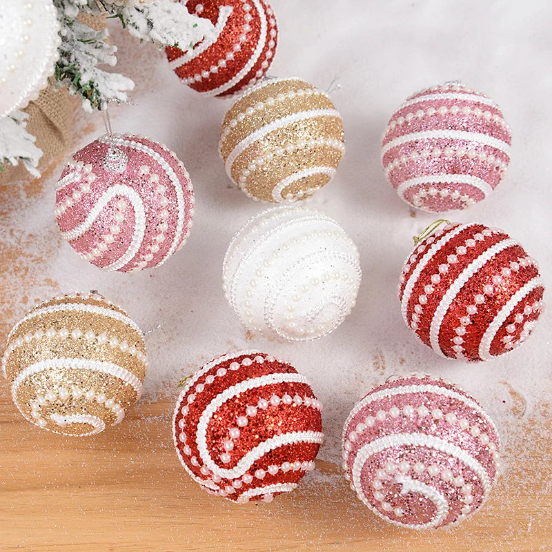 Sparkling Sequin Christmas Tree Ornaments - 2/4 Pack - Image 28