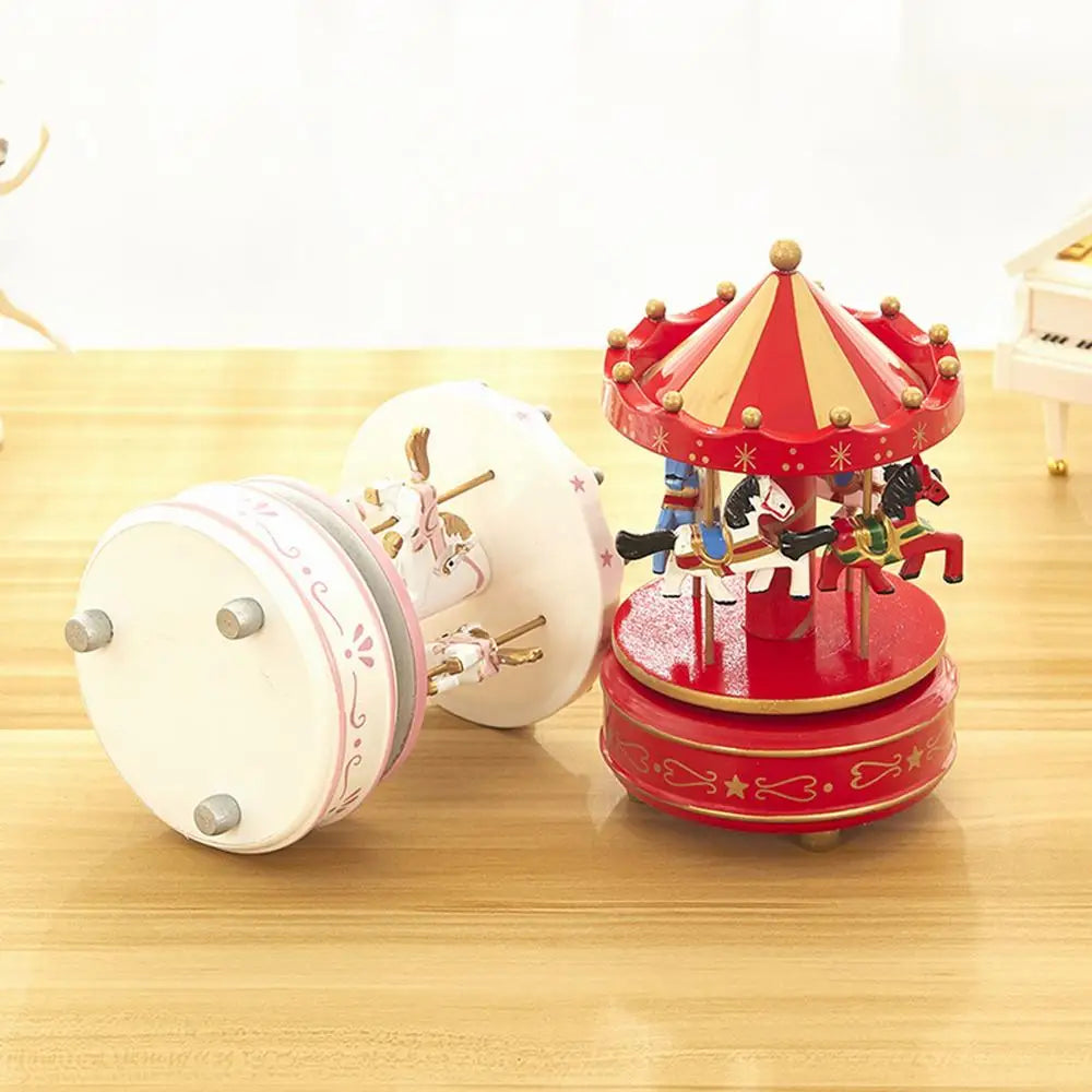 Vintage Christmas Carousel Music Box Gift - Image 17