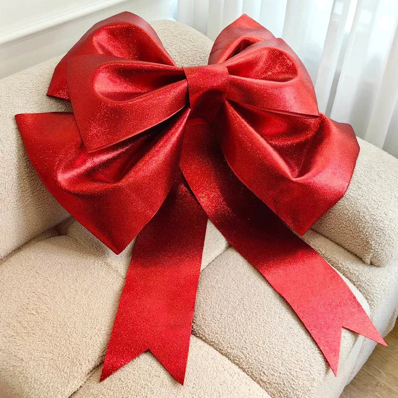 Festive Giant Bow Decorations for Christmas Celebrations - Image 13