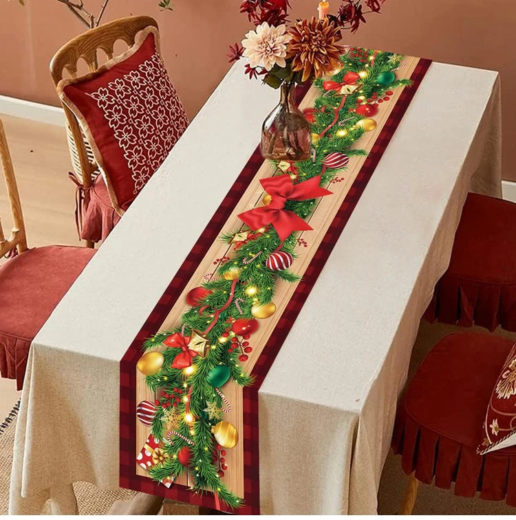 Festive Christmas Table Runners for Holiday Cheer - Image 55