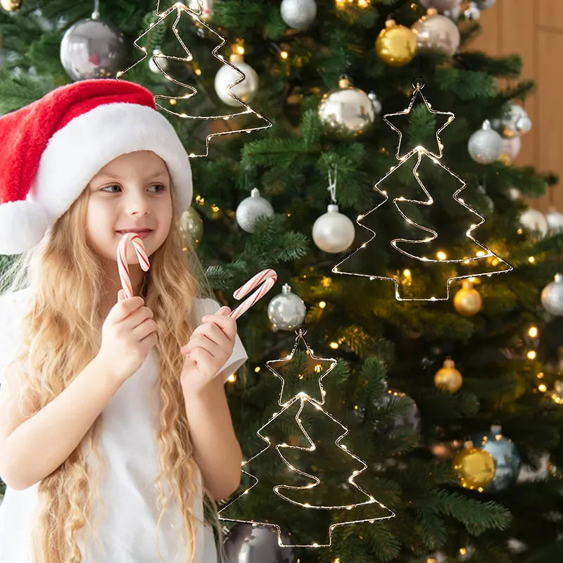 Charming LED Christmas Tree Hanging Ornaments - Image 9