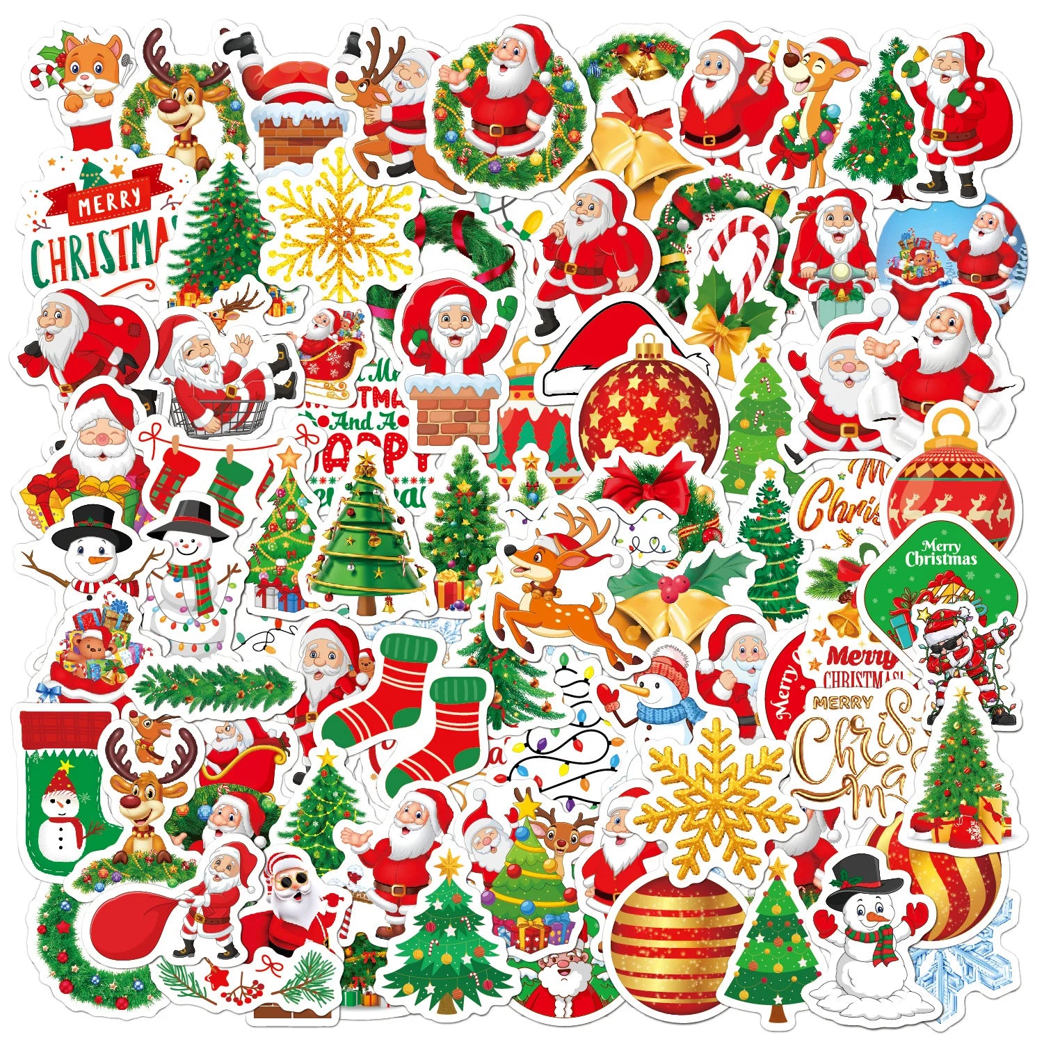 Festive Red and Gold Christmas Wreath for Doors - Image 6
