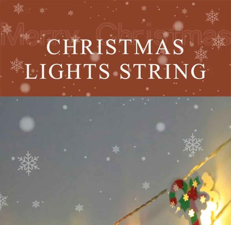 Christmas LED String Lights: Santa, Elk & Snowman - Image 13