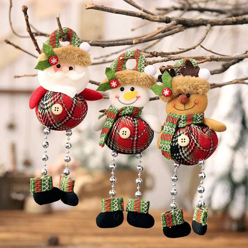 Charming Santa & Snowman Christmas Ornaments - Image 7