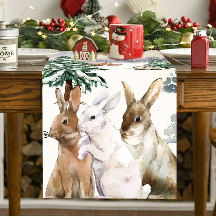 Festive Christmas Table Runners for Holiday Cheer - Image 77