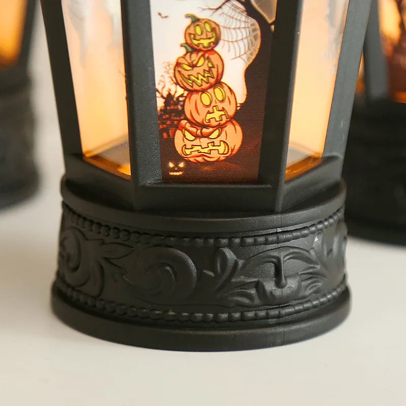 Charming Halloween LED Pumpkin & Skeleton Night Light - Image 32