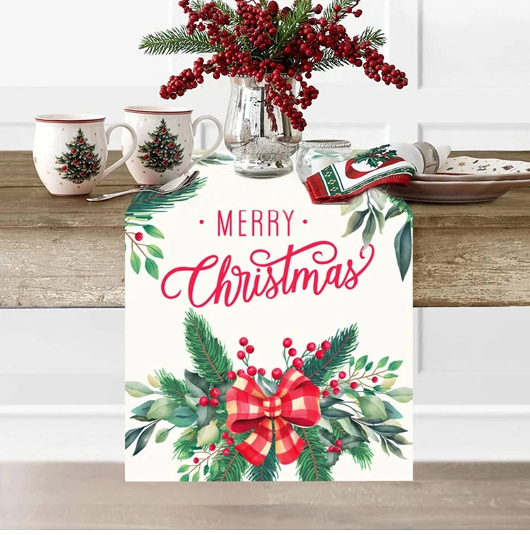 Festive Christmas Table Runners for Holiday Cheer - Image 83