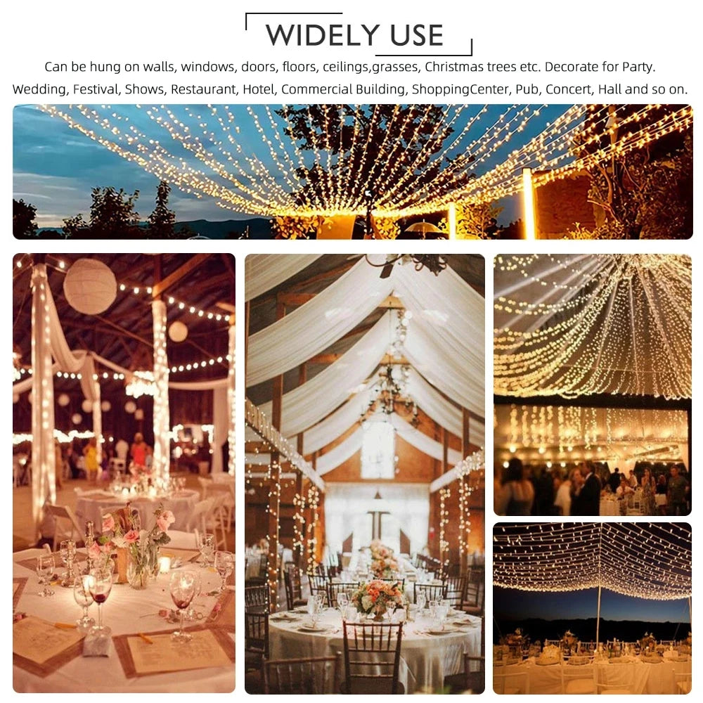 Elegant Waterproof LED Garland Lights for Christmas - Image 13