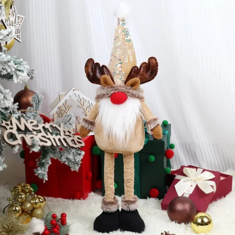 Charming Faceless Santa Claus Doll for Christmas Decor - Image 15