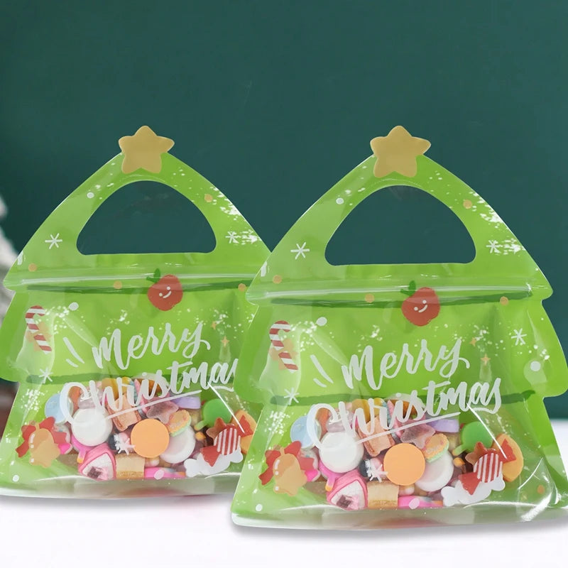 5PCS Festive Christmas Candy Bags for Holiday Cheer - Image 17