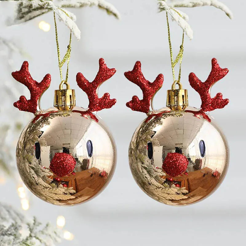 Charming Elk Christmas Baubles for Festive Decor - Image 9