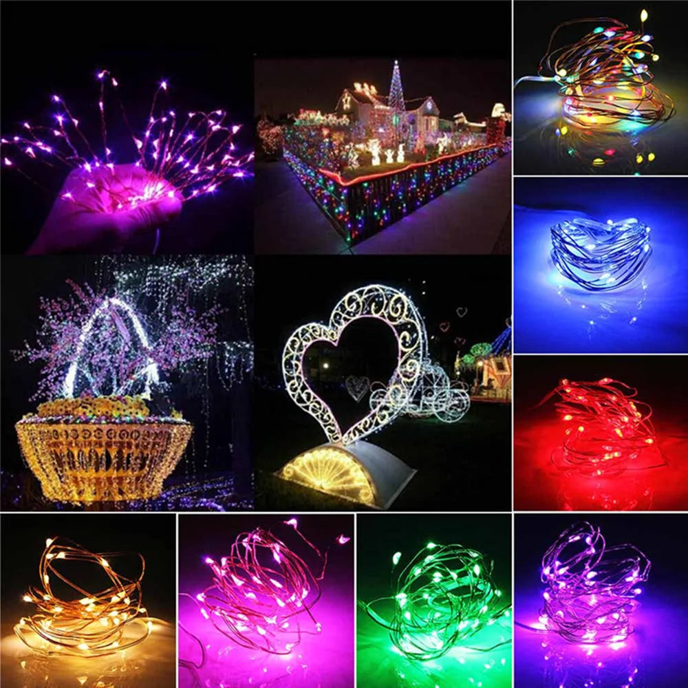 Waterproof Fairy LED String Lights for Christmas Decor - Image 4