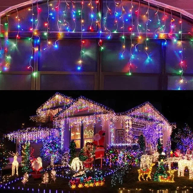 “Magical LED Curtain Icicle Lights for Christmas” - Image 8