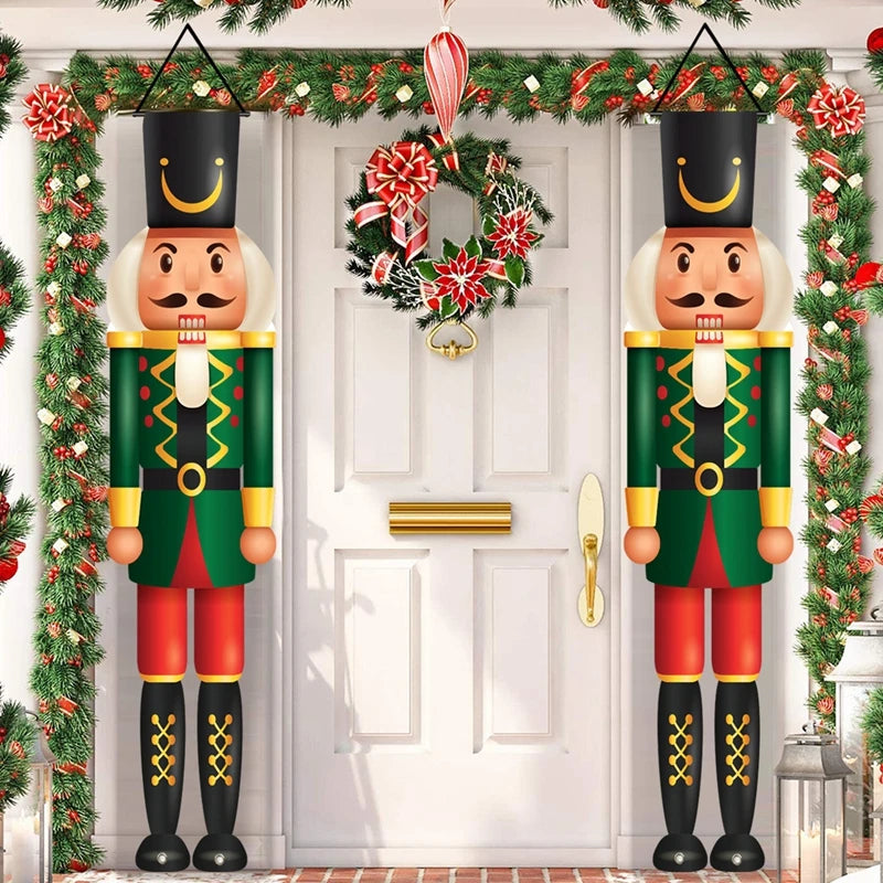 Charming Nutcracker Door Decor for Christmas Cheer - Image 16
