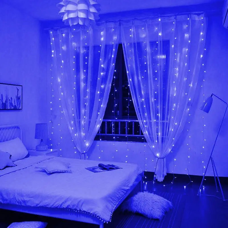 USB Remote LED Curtain Fairy Lights - 8 Modes - Image 14