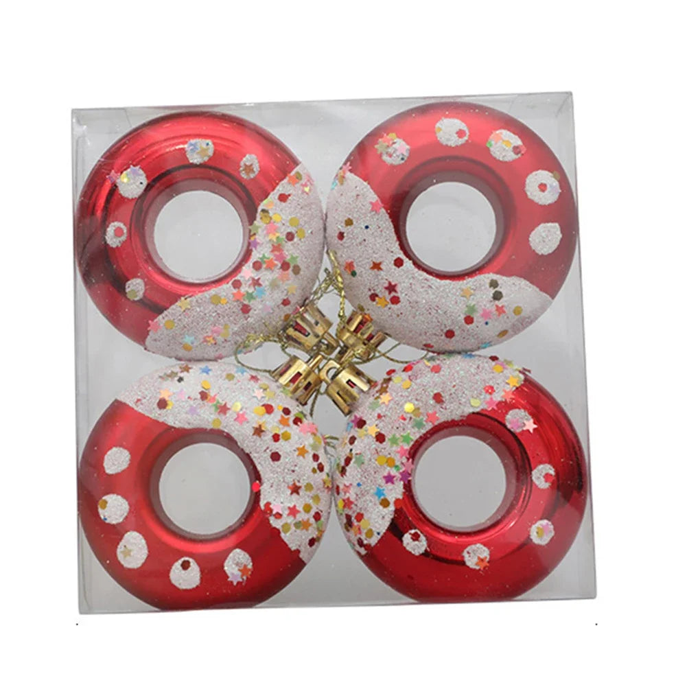 Festive Candy Donut Ornaments for Christmas Cheer - Image 4