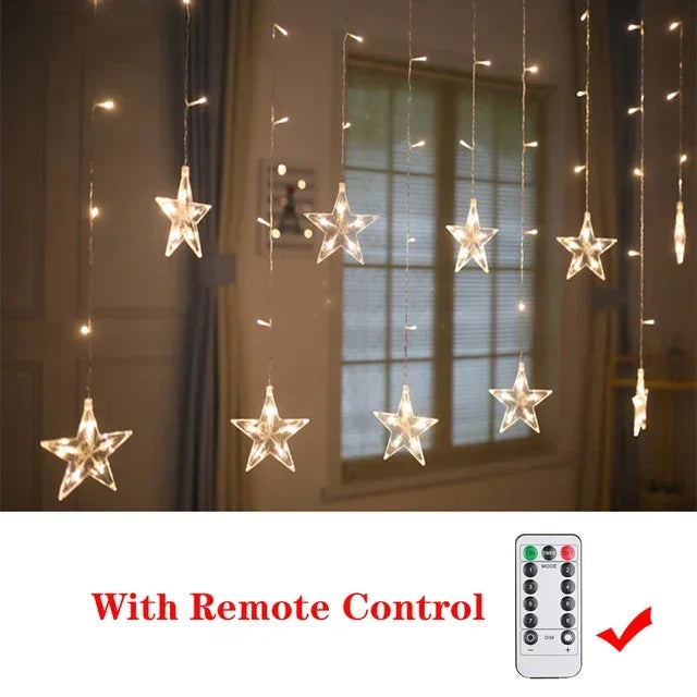 Magical LED Christmas Curtain String Lights - Image 6
