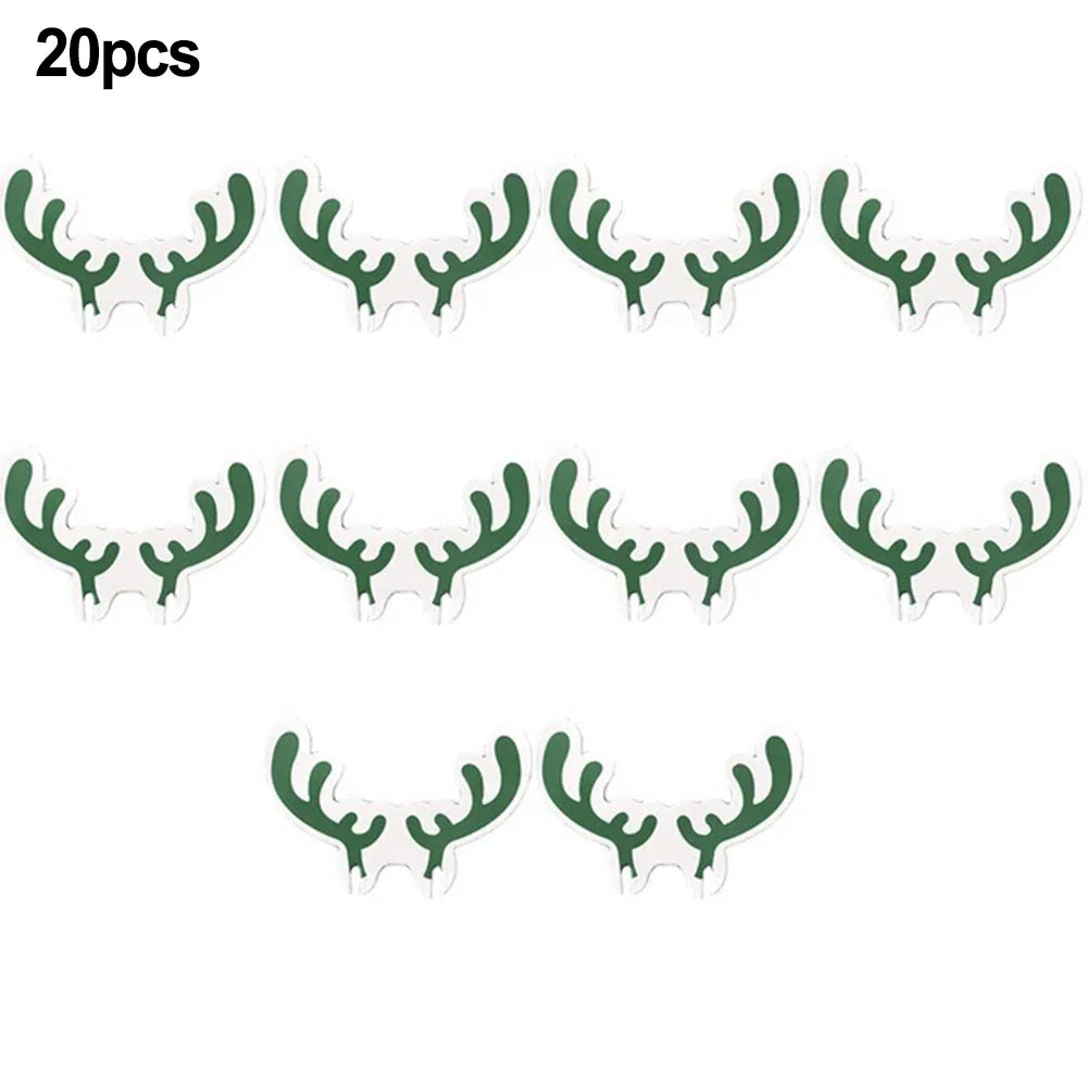 20 Christmas Wine Glass Markers for Festive Cheers - Image 30