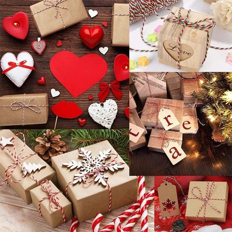 Festive Christmas Wrapping String Rope for Gifts - Image 7