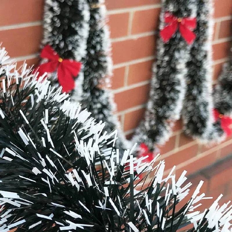 Festive Ribbon Bow Christmas Wreath for Decor - Image 18