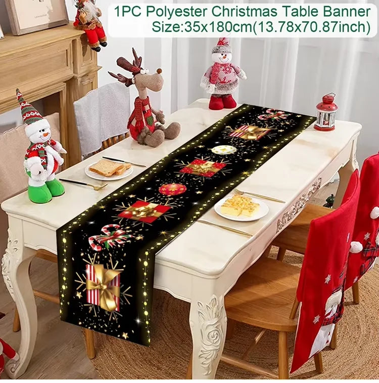 Festive Christmas Table Runner for Holiday Décor - Image 24
