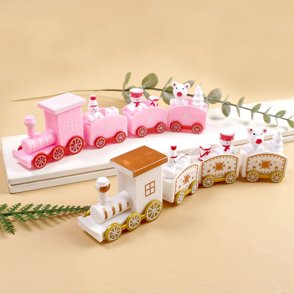 Charming Plastic Christmas Train Decoration for Festive Joy - Image 11