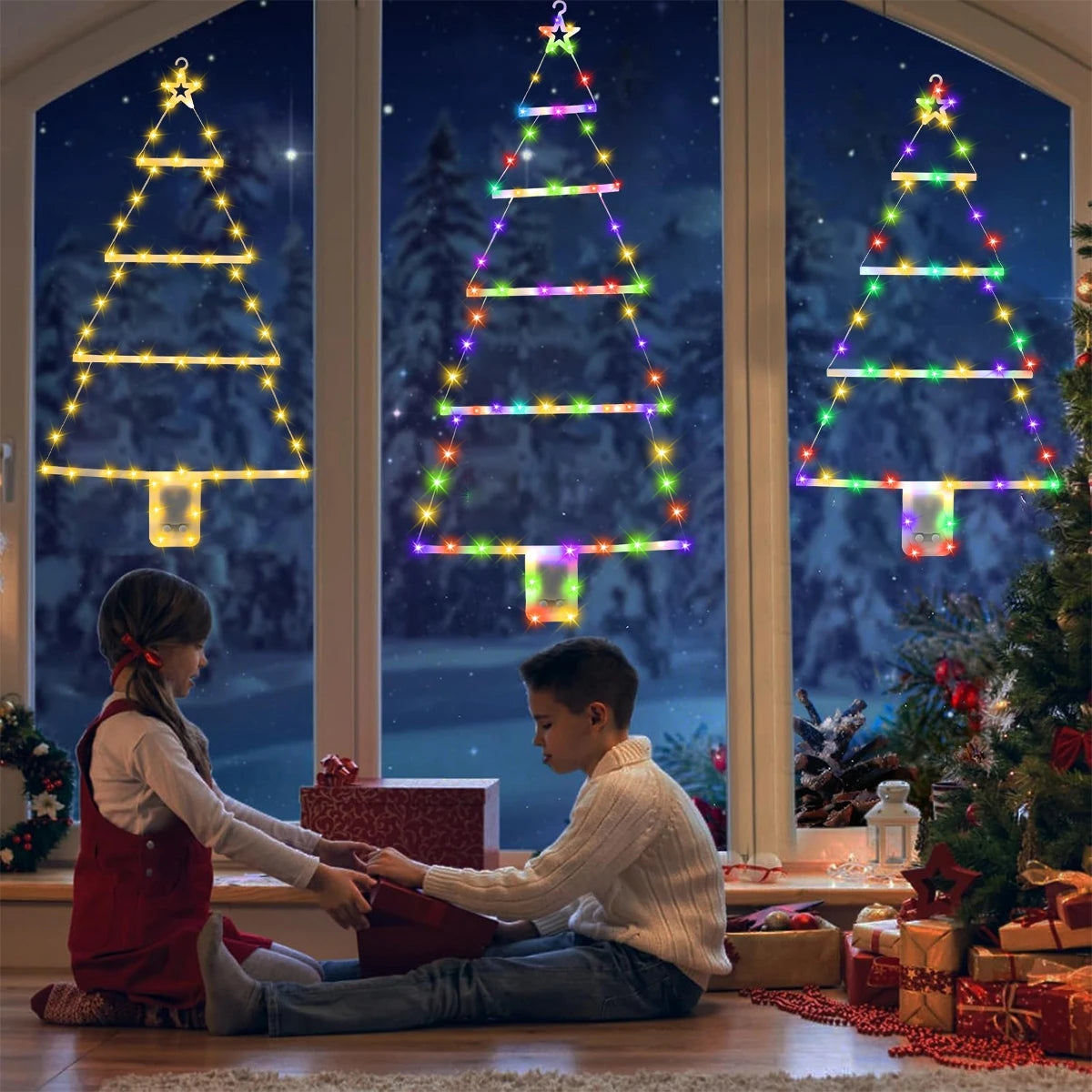 Santa Claus Climbing Ladder LED Christmas Light - Image 7