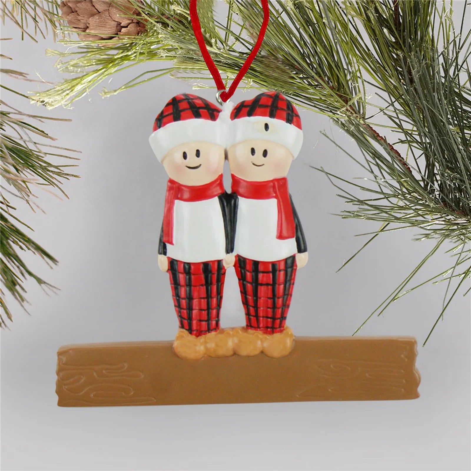 2D Family Christmas Tree Ornament Decoration - Image 5