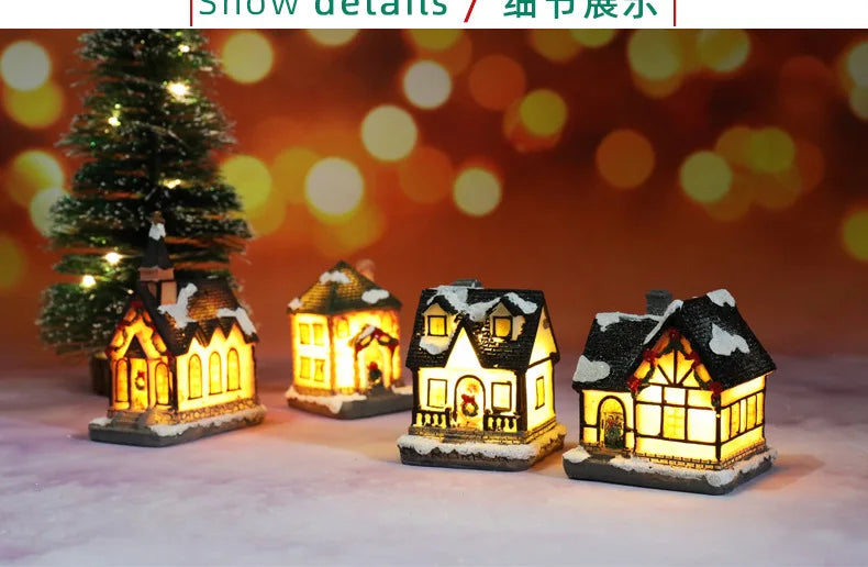 Enchanting LED Christmas Village House Ornament - Image 29