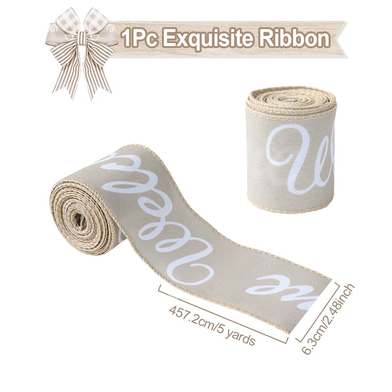 Charming Antique European Christmas Ribbon Décor - Image 11
