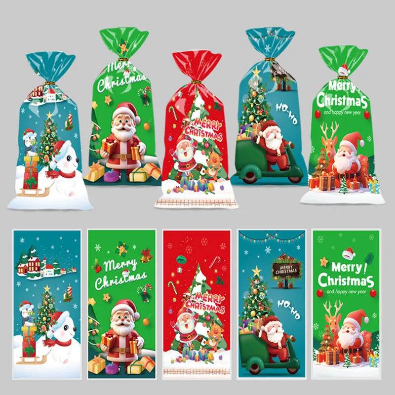 50 Christmas Candy Bags for Holiday Treats - Image 4