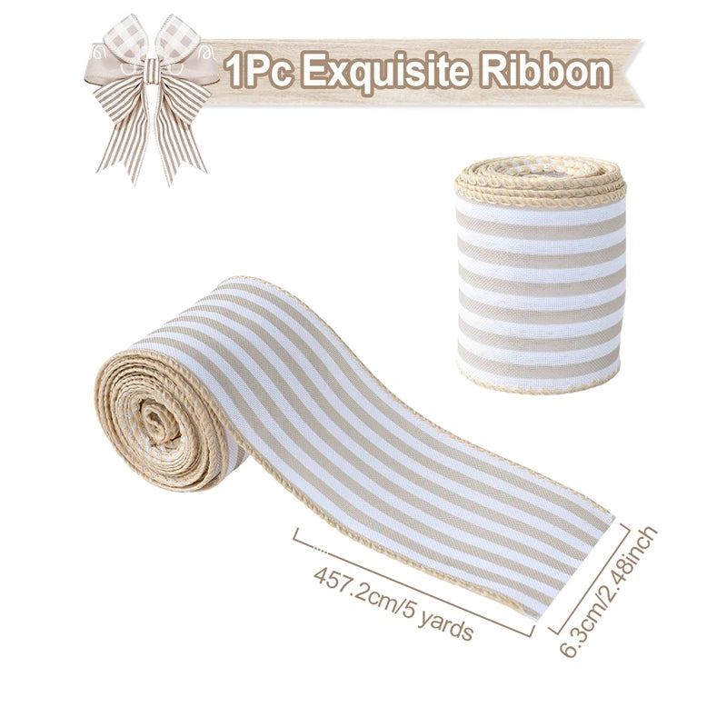 Charming Antique European Christmas Ribbon Décor - Image 14