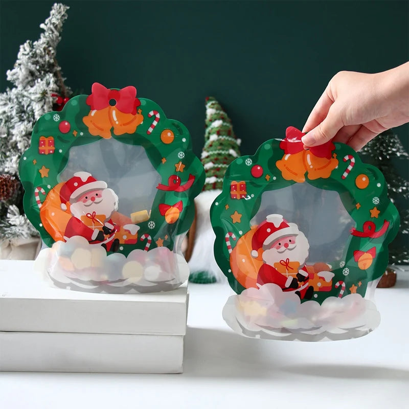 5PCS Festive Christmas Candy Bags for Holiday Cheer - Image 16