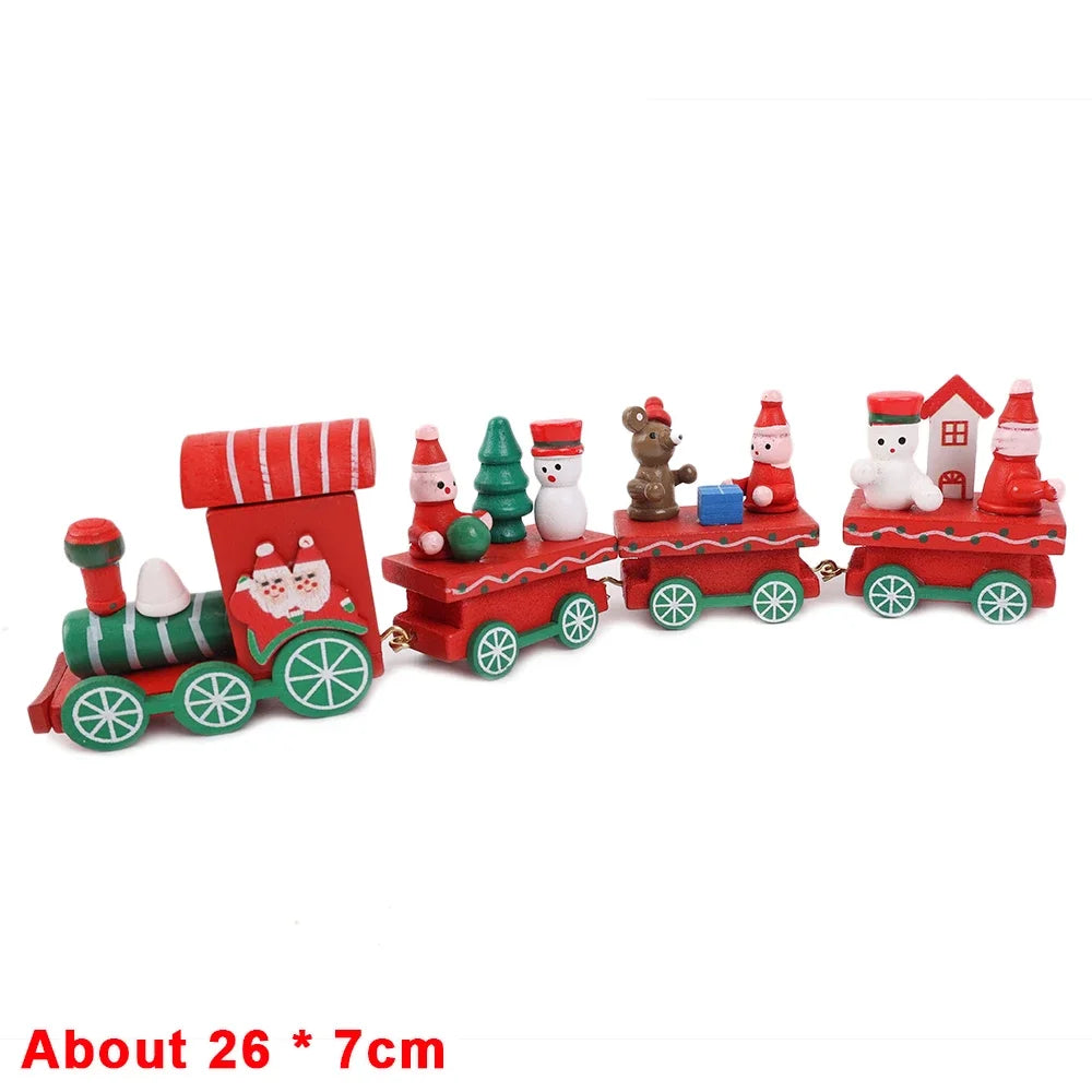 Wooden Train Christmas Ornaments for Kids' Decor - Image 14