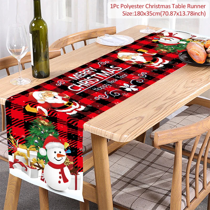 Festive Christmas Table Runner for Holiday Cheer - Image 14