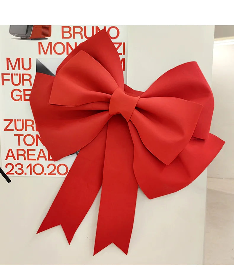 Festive Giant Bow Decorations for Christmas Celebrations - Image 41