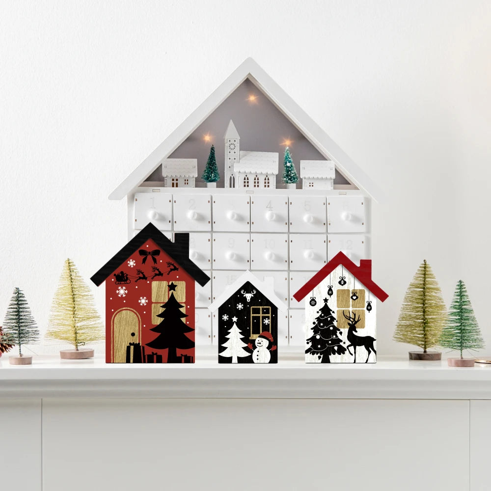 Charming 3-Piece Christmas Tabletop Decor Set - Image 6