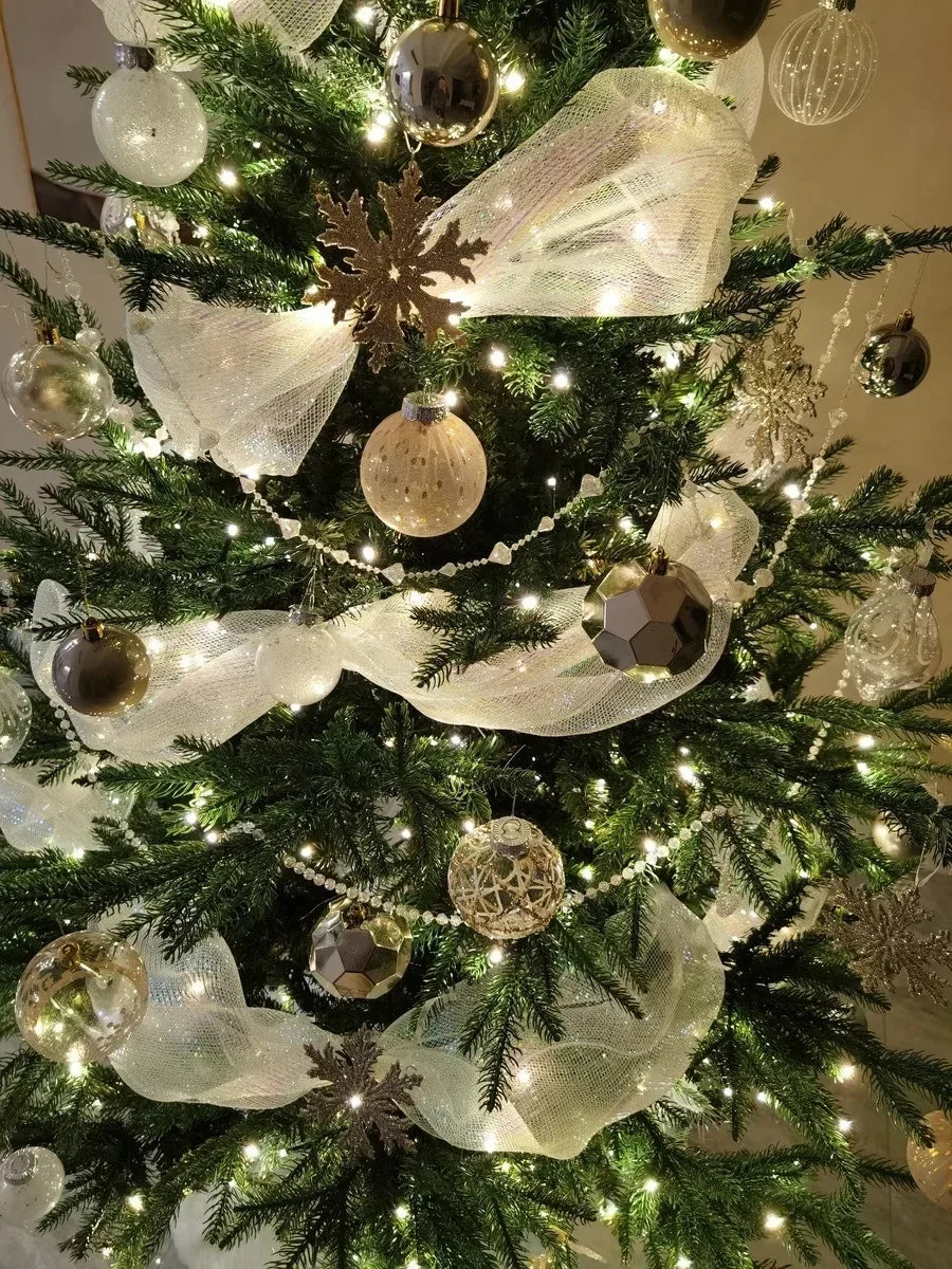 Charming Mesh Ribbon for Festive Christmas Decor - Image 37