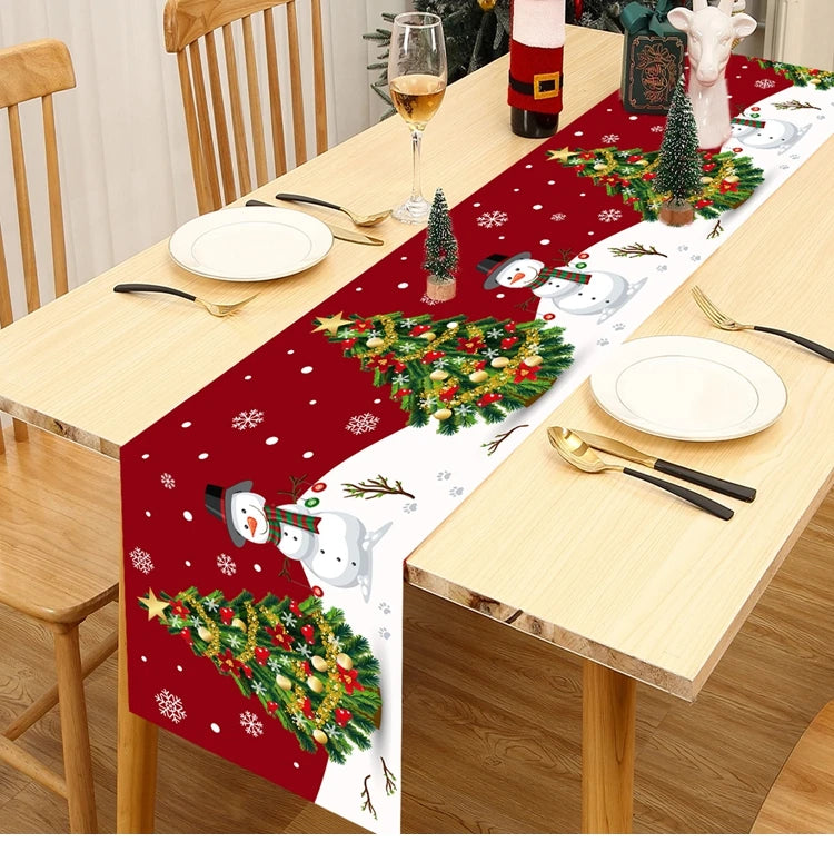 Festive Christmas Table Runners for Holiday Cheer - Image 57