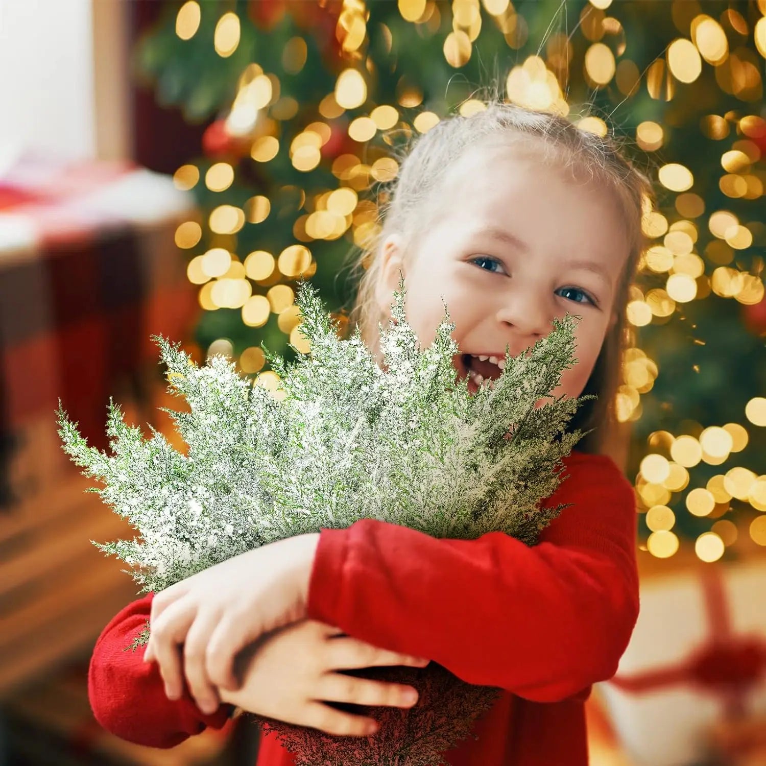 Faux Frosted Pine Christmas Sprigs - Decorate in Style - Image 18