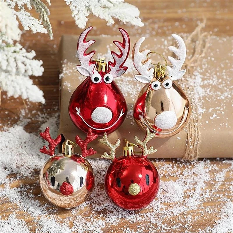 Charming Elk Christmas Baubles for Festive Decor - Image 3